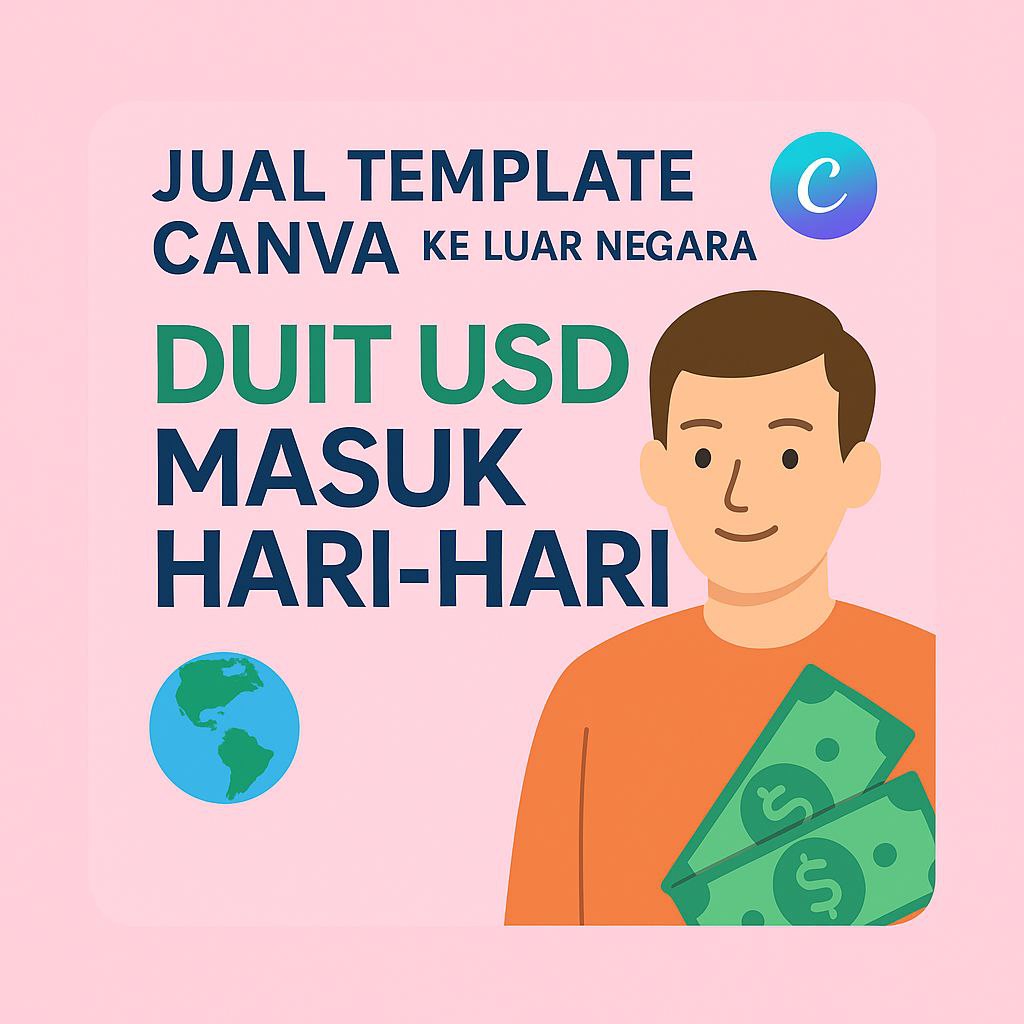 🚀 Panduan Video Lengkap: Jual Template Canva Ke Pasaran Luar Negara